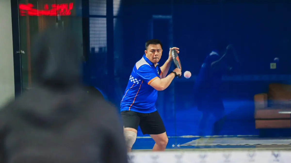 Lapangan Padel Mahligai Pancasila, Banjarmasin, yang akan menjadi arena Turnamen Padel Antar-SKPD Pemerintah Provinsi Kalimantan Selatan pada 21–22 Agustus 2026 dalam rangka memperingati Hari Jadi ke-76 Provinsi Kalsel dan HUT ke-81 RI. (dok dispora)