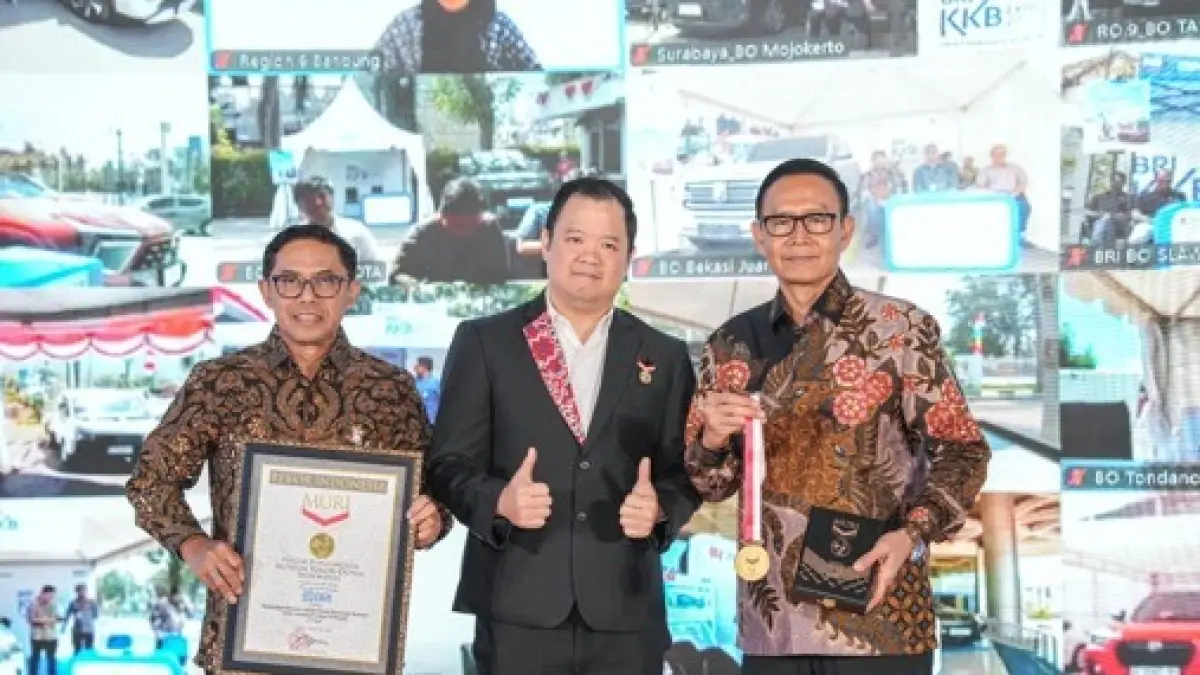 PT Bank Rakyat Indonesia (Persero) Tbk atau BRI meraih Penghargaan Museum Rekor Dunia Indonesia (MURI)