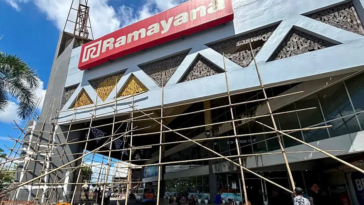 SENTRA ANTASARI: Salah satu pasar yang sedang ditata kembali Perumda Pasar Baiman agar lebih tertib dan nyaman bagi pedagang maupun pengunjung.