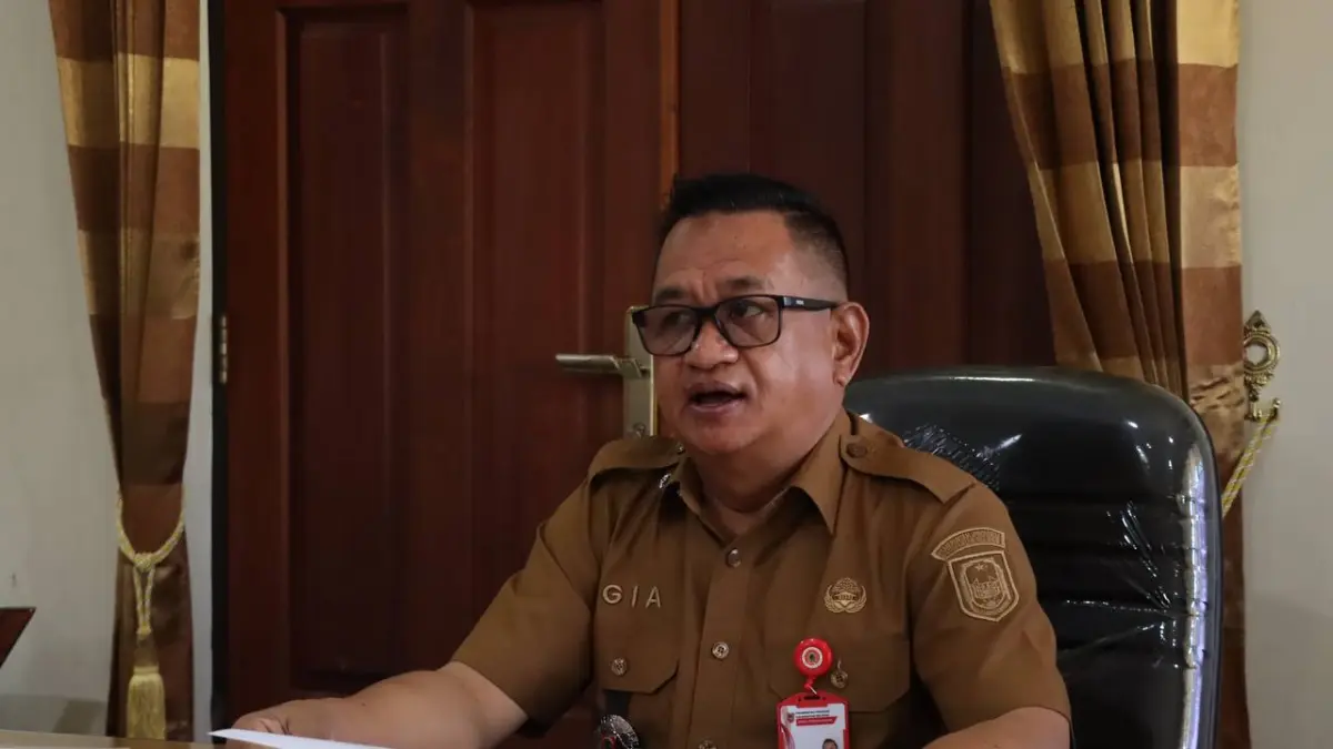 MENJELASKAN: Kepala Dinas Perdagangan Kalsel, Ahmad Bagiawan. 