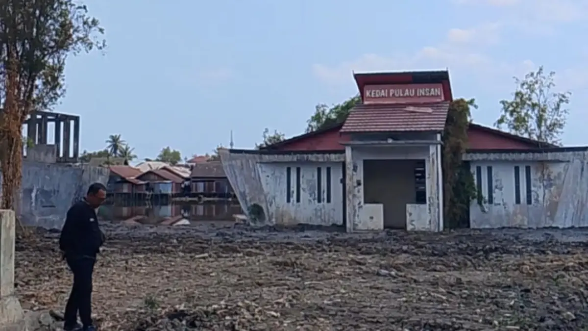 PENANGANAN: Kawasan Pulau Insan yang tengah mendapat penanganan normalisasi oleh Pemko Banjarmasin.&nbsp;