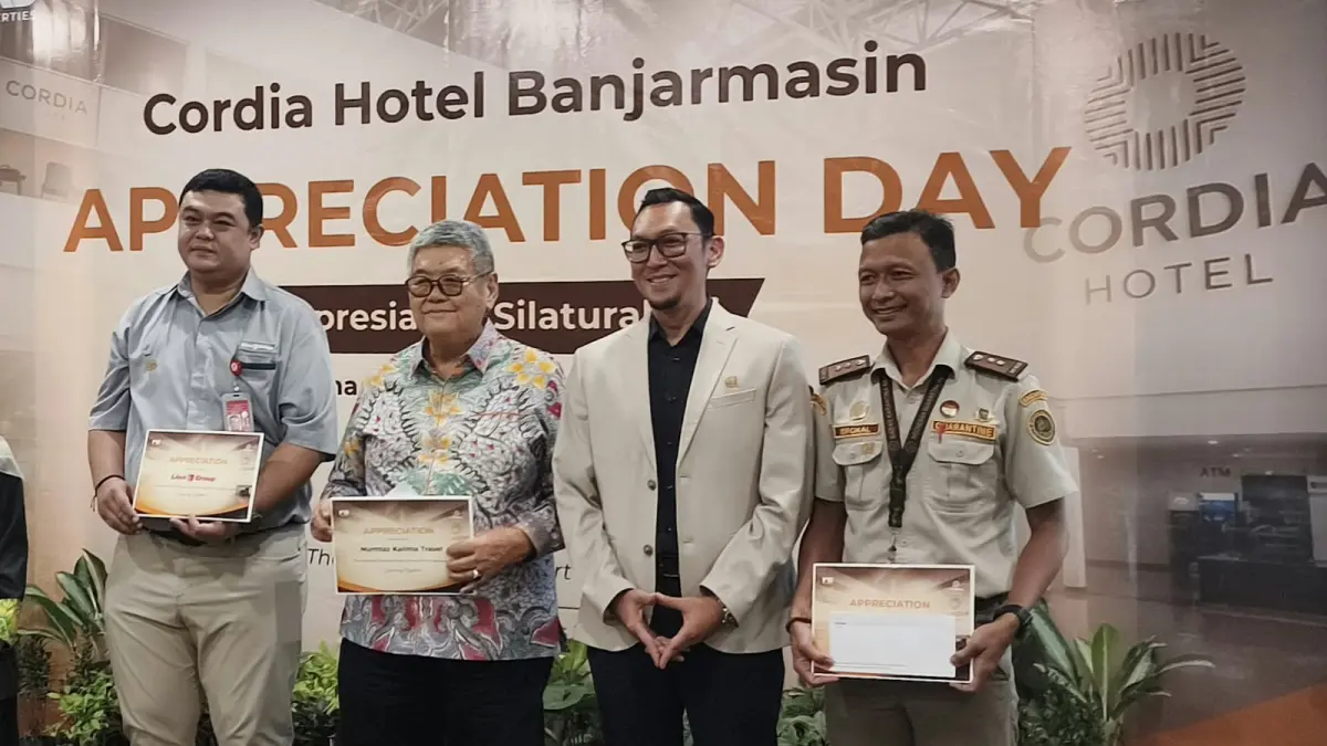 ‎‎APRESIASI: GM Cordia Hotel, Luther Oktovan Supoyo menggelar acara Mitra Gathering bertajuk 