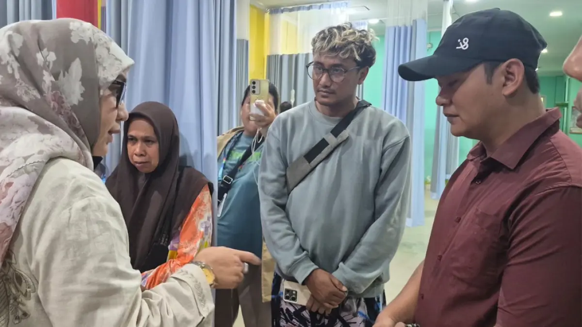 CEK: Wali Kota Banjarbaru Erna Lisa Halaby datang langsung menjenguk pasien usai mendapatkan laporan terkait pelayanan di Puskesmas Sungai Ulin.