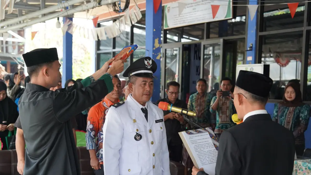 PIMPIN: Resmi pimpin Desa Pulantan, Mahdiansyah Fokus Genjot Minapadi dan Peternakan Bebek. 
