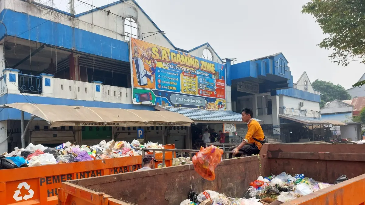 SAMPAH: Kondisi sampah di HST. 
