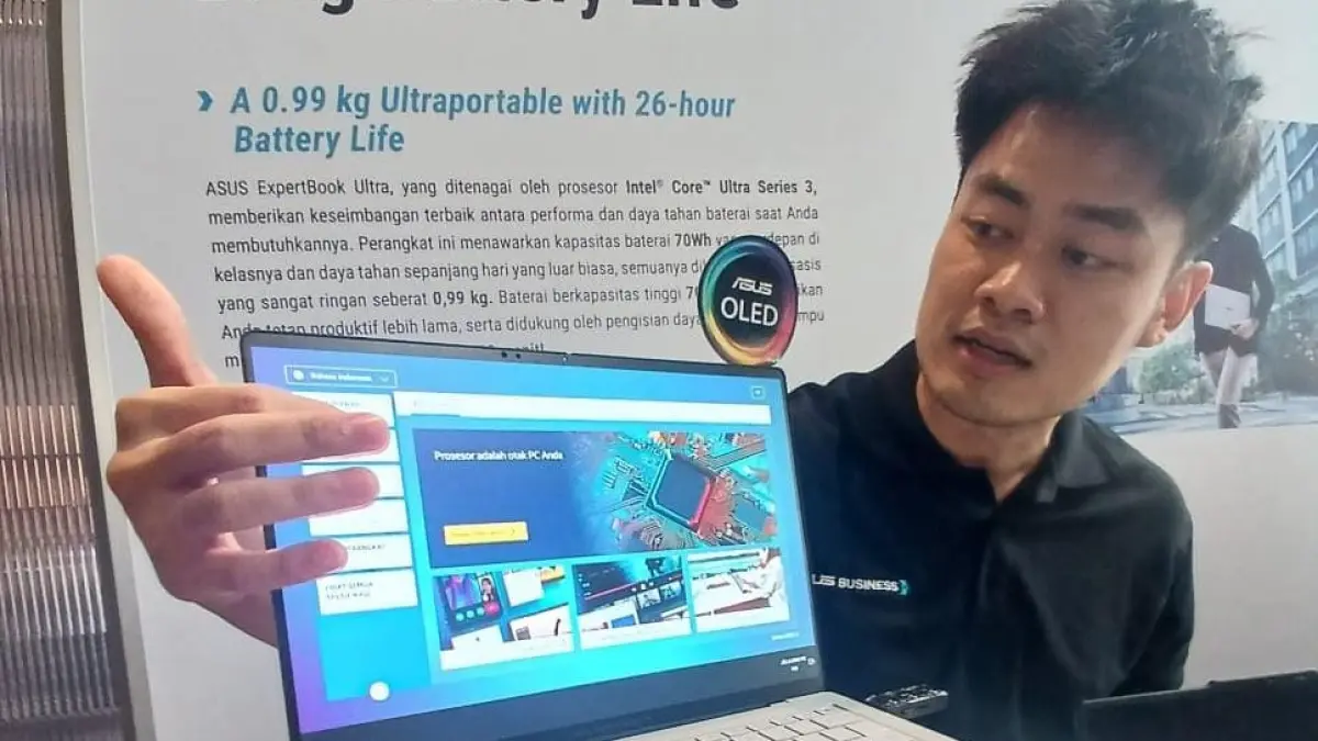 Produk laptop terbaru dari ASUS diluncurkan di Pontianak, Kalimantan Barat.