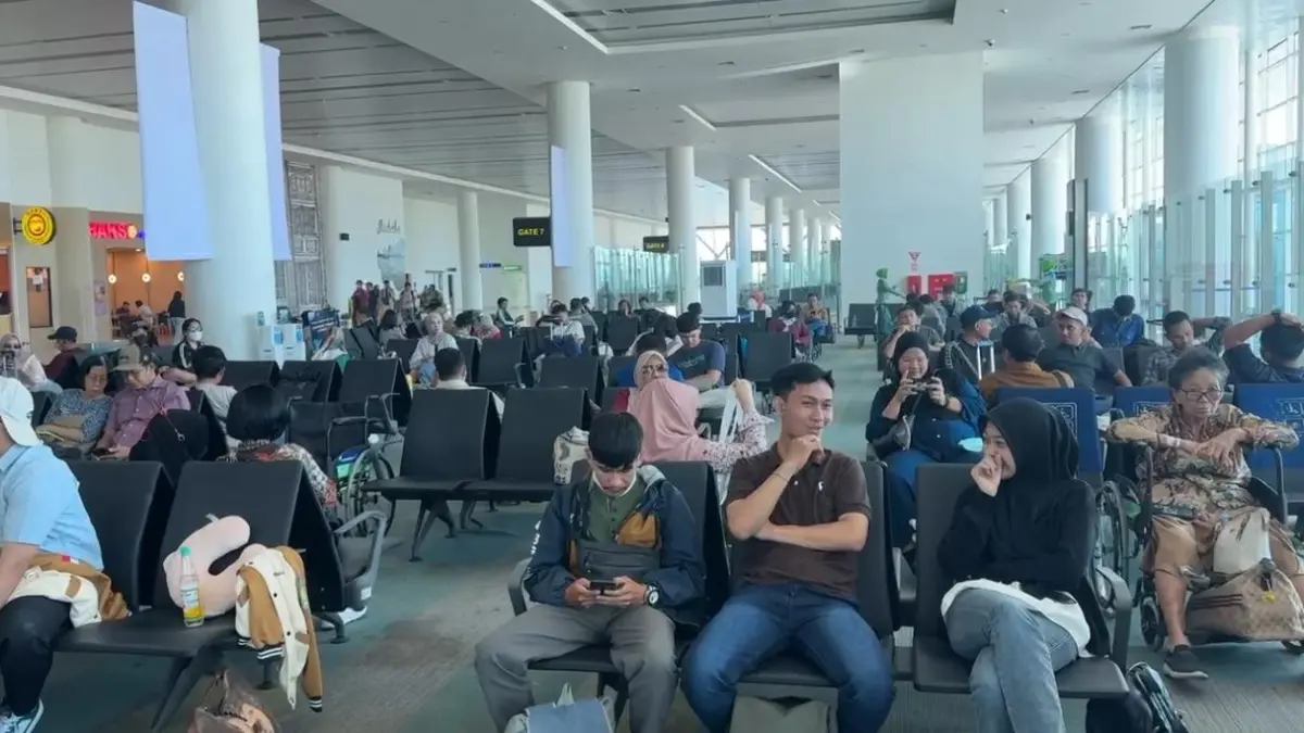 PENUMPANG: Suasana bandara Syamsudin Noor di Banjarbaru (Sheilla/Radar Banjarmasin)