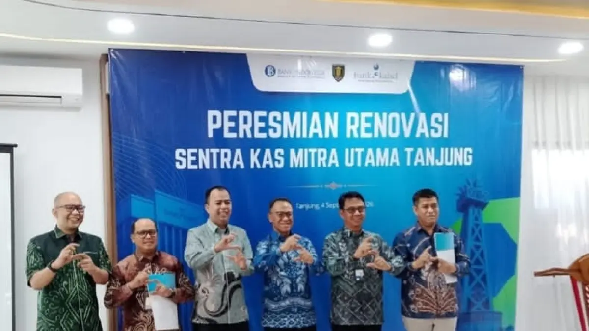 SKM: Peresmian Sentra Kas Utama Bank Kalsel Tanjung.(Foto: Bank Kalsel)&nbsp;