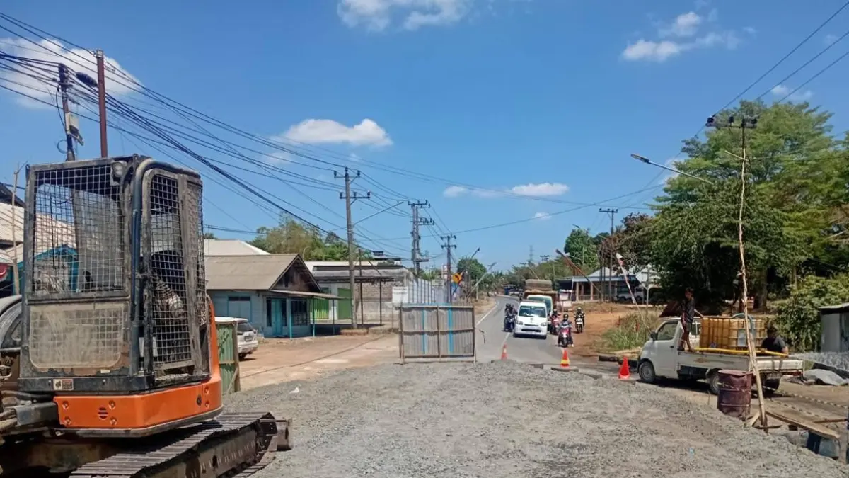 TEKS FOTO: SEGERA DIBUKA: Jembatan Cambai di Cempaka rampung dan segera dibuka untuk umum (PUPR Kalsel untuk Radar Banjarmasin) 