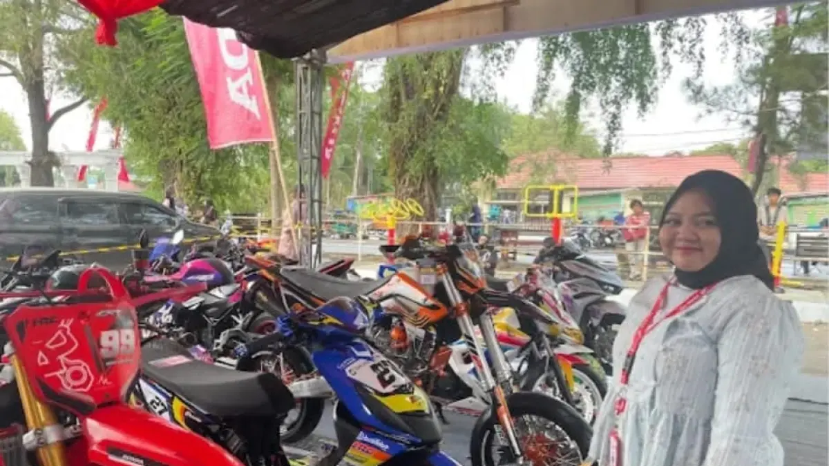 MODIFIKASI: Ratusan motor mengikuti gelaran Honda Modif Contest 2026 di Lapangan Murdjani, Banjarbaru, Minggu (6/9/2026).