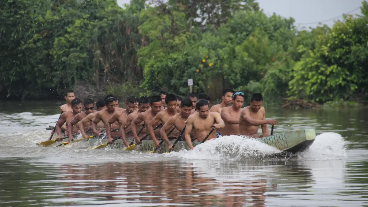 Atlet binaan Sentra Pembinaan Olahragawan Berbakat Daerah (SPOPDA) Dispora Kalimantan Selatan bersiap mengikuti sejumlah kejuaraan nasional. (M Idris Jian Sidik)