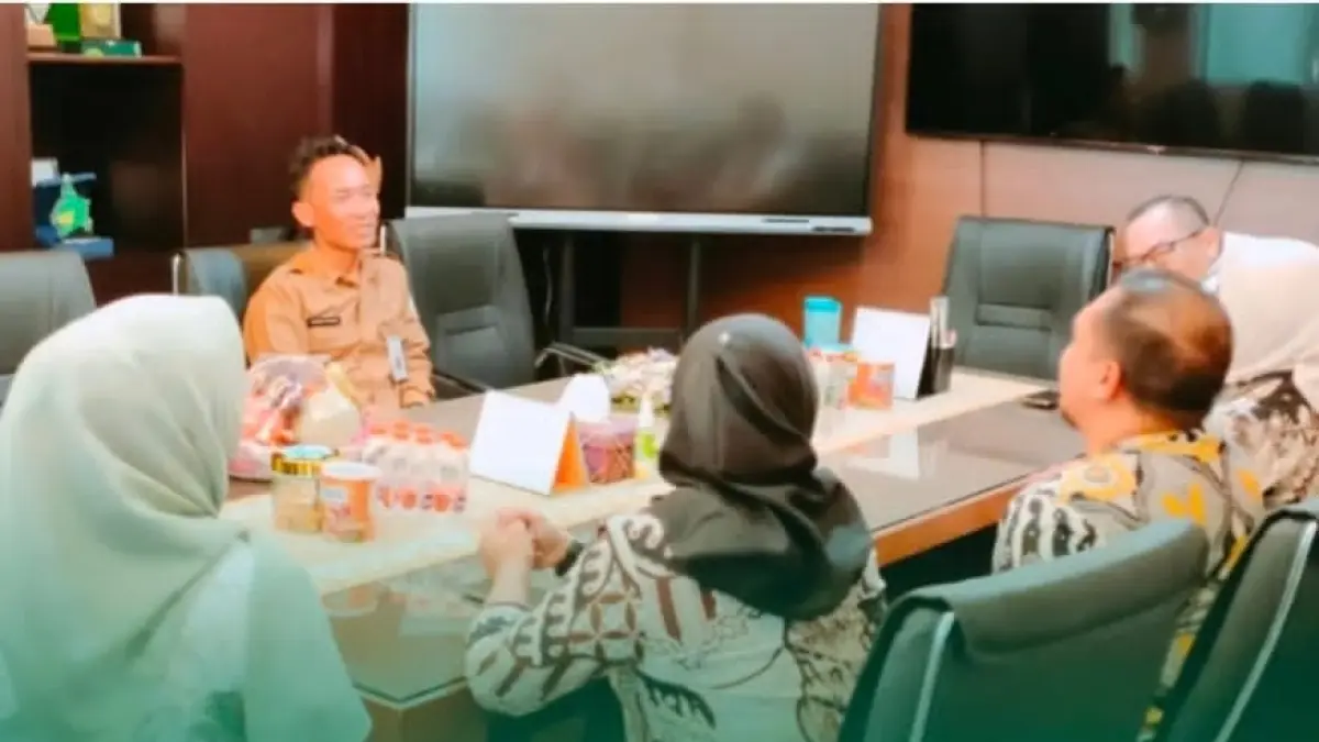 AUDENSI: Manajemen Bank Kalsel Cabang Marabahan saat audensi ke Pemkab Batola, Selasa (15/9/2026).