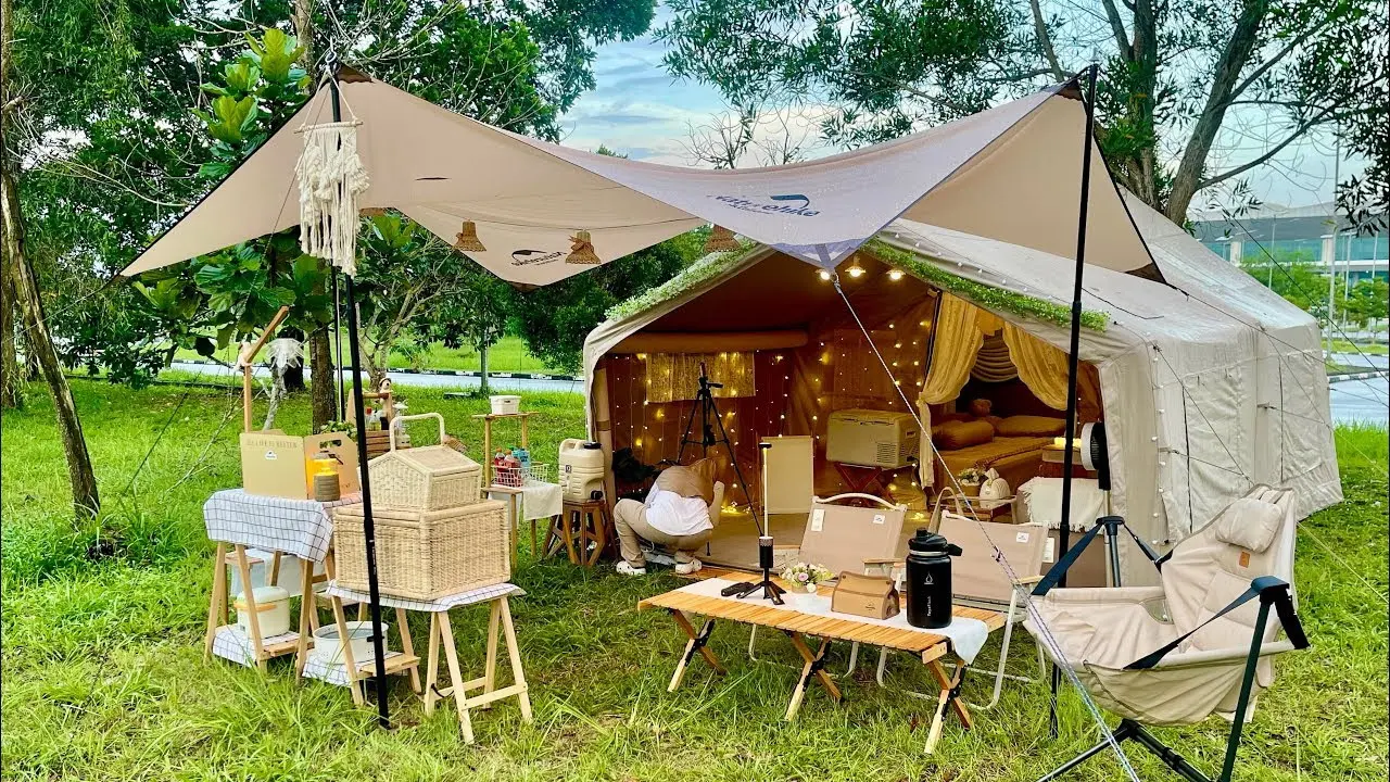 Mariani Dony, suami istri yang suka camping