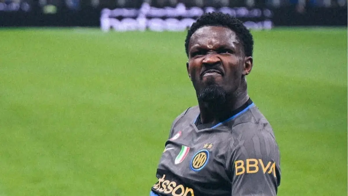 CETAK GOL: Penyerang Inter Milan, Marcus Thuram setelah cetak gol ke gawang Udinese.&nbsp;
(Dok. Inter Milan)