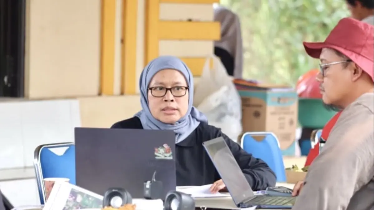 BEREMBUK: Perwakilan Dishut Kalsel bersama sejumlah pihak mengikuti rapat pembahasan penanganan karhutla.