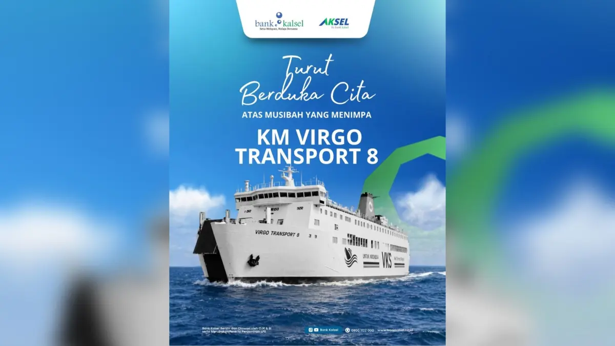 Duka KM Virgo Transport 8, Bank Kalsel Sampaikan Doa untuk Korban dan Keluarga