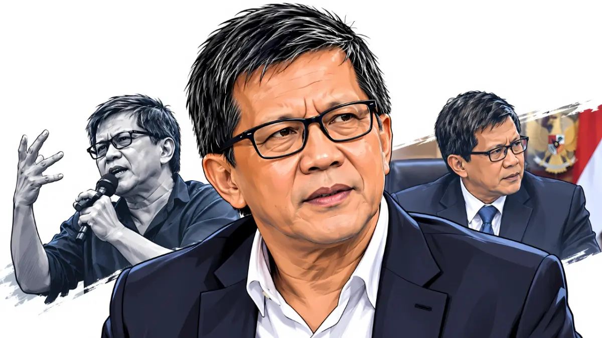 Ilustrasi Rocky Gerung