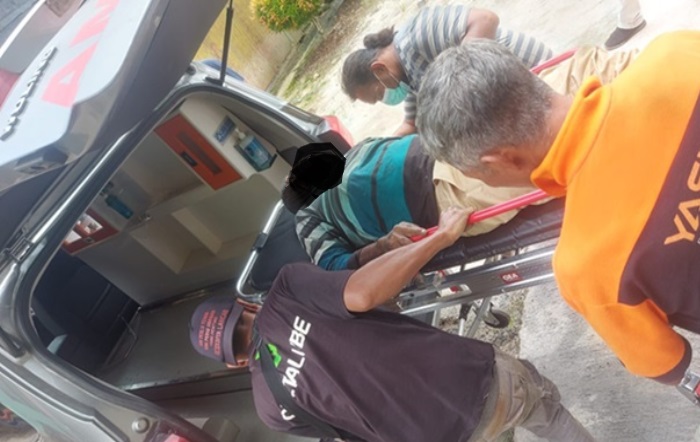 BUNUH DIRI : Pria 65 tahun warga Desa Sumber Makmur, Mentaya Hilir Utara, Kotim dilarikan ke rumah sakit karena minum racun.