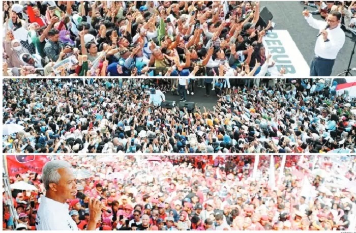 Kampanye akbar tiga capres.