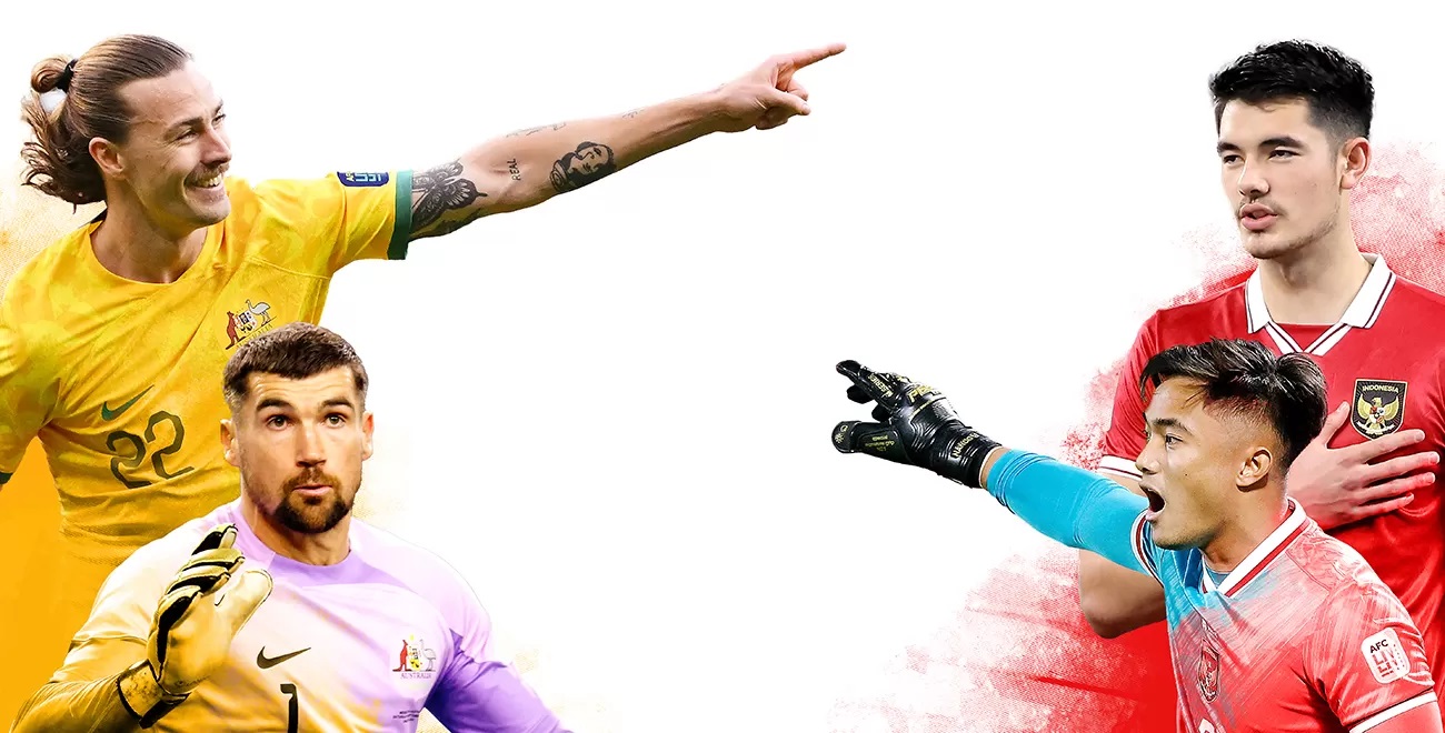 Duel Australia versus Indonesia