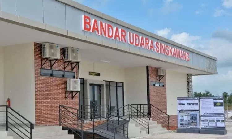 Bandara Singkawang di Kota Singkawang, Kalimantan Barat. (Antara)