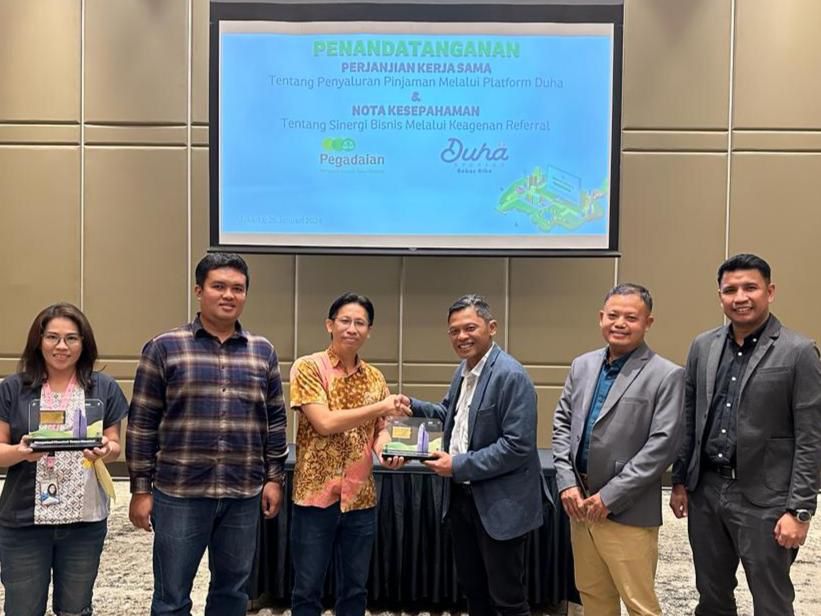 Pegadaian menjalin kerjasama dengan penyedia layanan pembiayaan dan pendanaan berbasis syariah, Duha Syariah. (Foto : Istimewa)