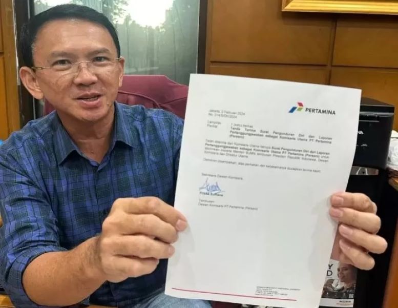 Ahok menyatakan mundur sebagai komisaris utama Pertamina usai menyatakan mendukung paslon Ganjar-Mahfud (Instagram Basuki Tjahaja Purnama)