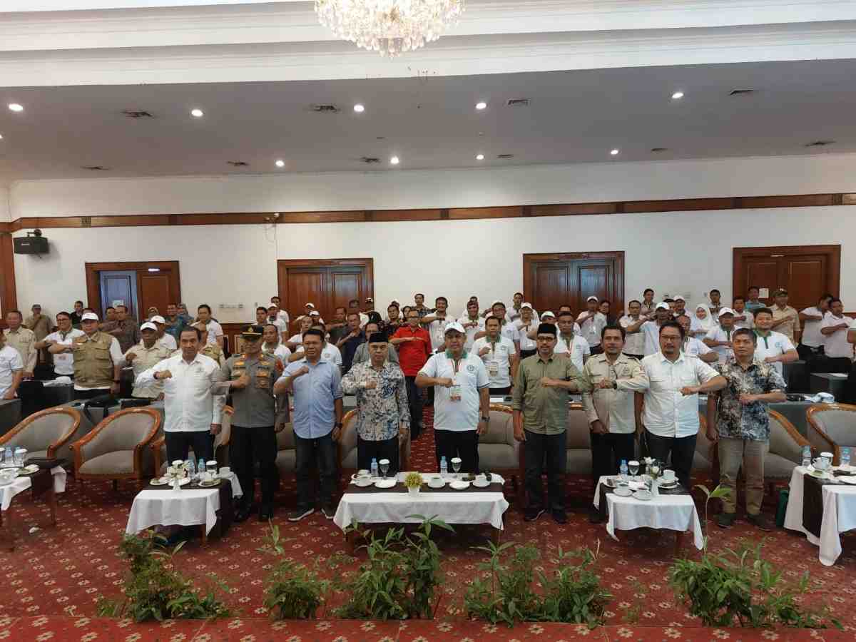 Suasana Musyawarah Daerah DPD Apkasindo Kukar di Hotel Grand Elty Singgasana Tenggarong (Elmo/Prokal.co)