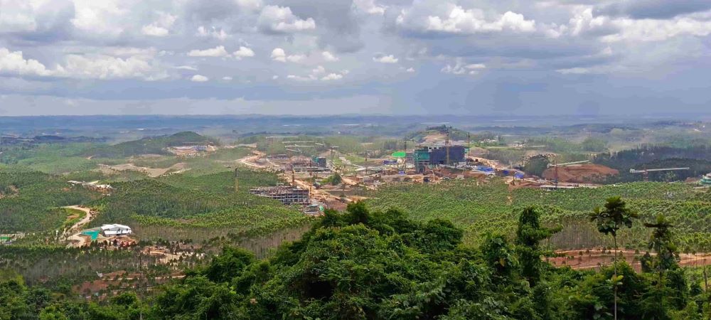 SUBSTITUSI: Dikebutnya pembangunan Ibu Kota Nusantara menjadi salah satu pendorong tumbuhnya sektor konstruksi di Kaltim sepanjang tahun lalu.