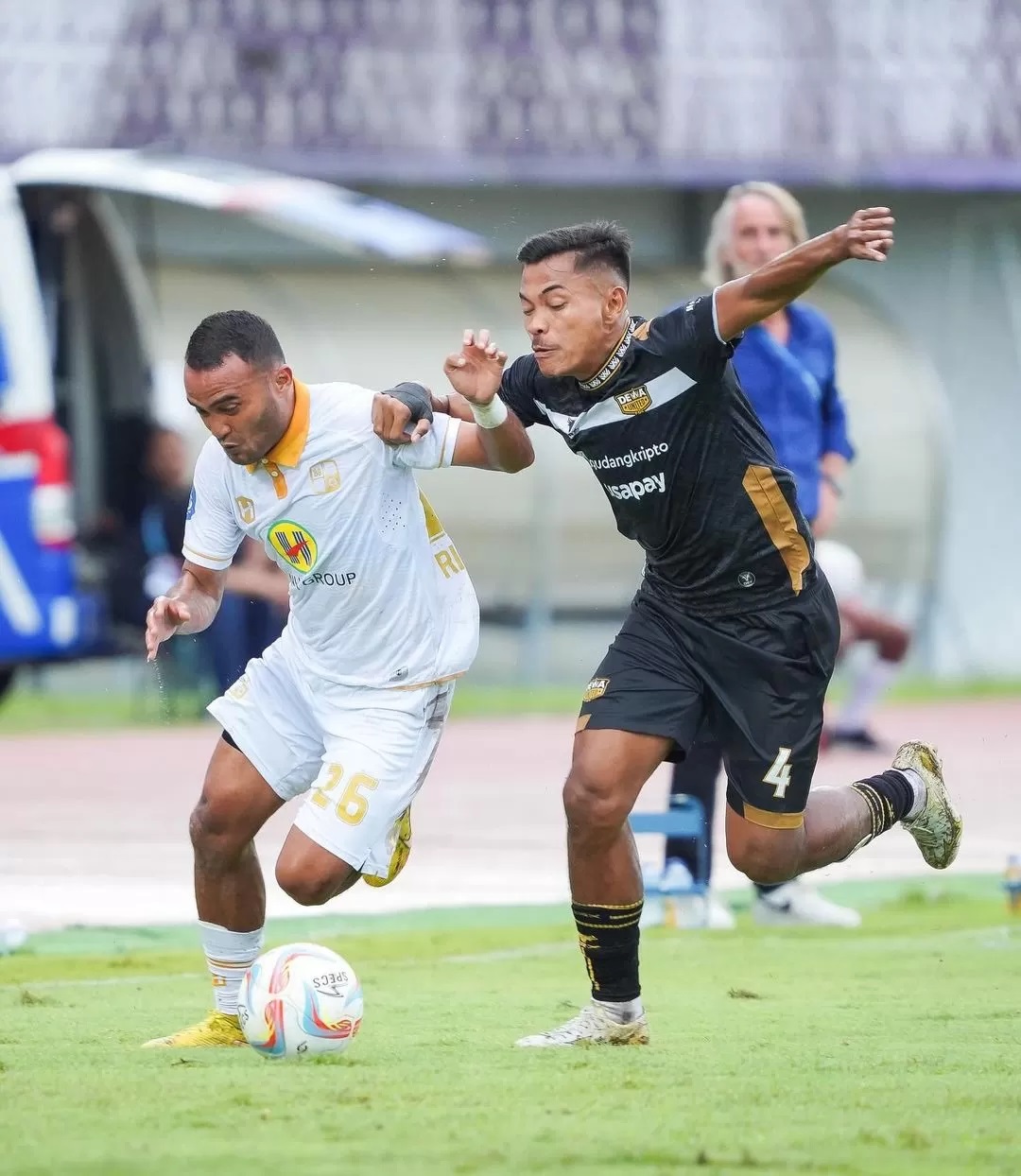 MAIN IMBANG: Barito Putera menahan imbang Dewa United 2-2 Dalam lanjutan Liga 1 2023/2024 di Indomilk Arena, Tangerang, Selasa (6/2/2024) sore.(foto: Barito Putera untuk Radar Banjarmasin)