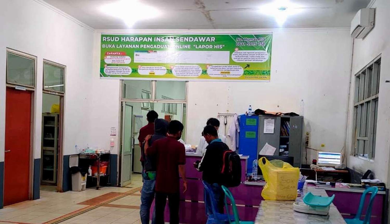 AKAN DISULAP: Kondisi ruang IGD di RSUD Harapan Insan Sendawar.