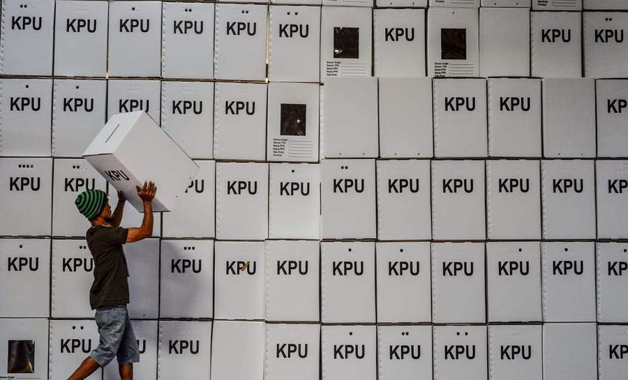 Ilustrasi logistik pemilu