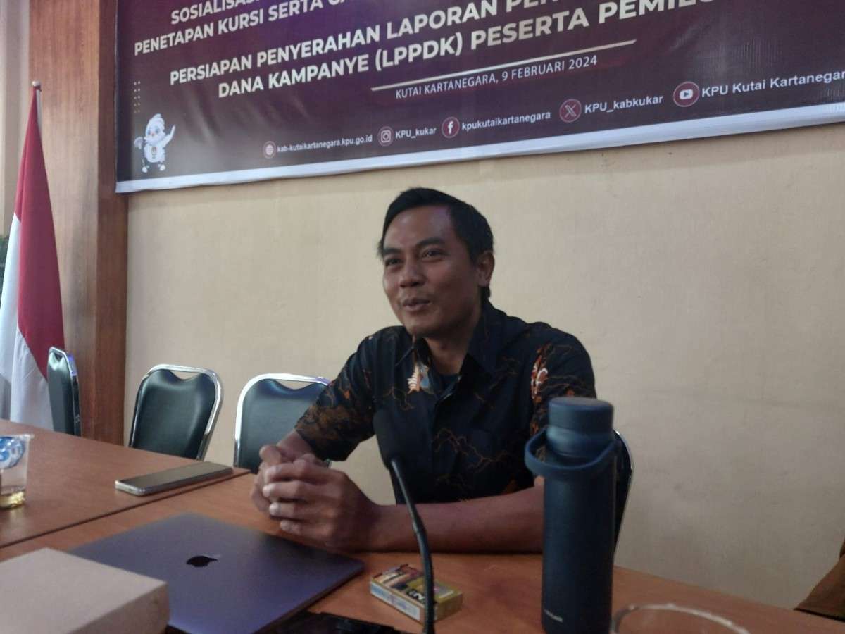 Komisioner KPU Kukar Muchammad Amin (Elmo/Prokal.co)