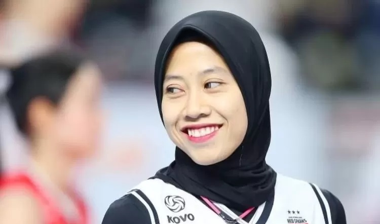 Megawati Hangestri, punggawa cantik Tim Voli Red Sparks Korea.