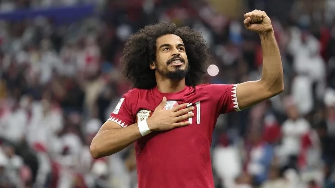 Akram Afif saat membela Qatar. (Instagram Official Piala Asia)