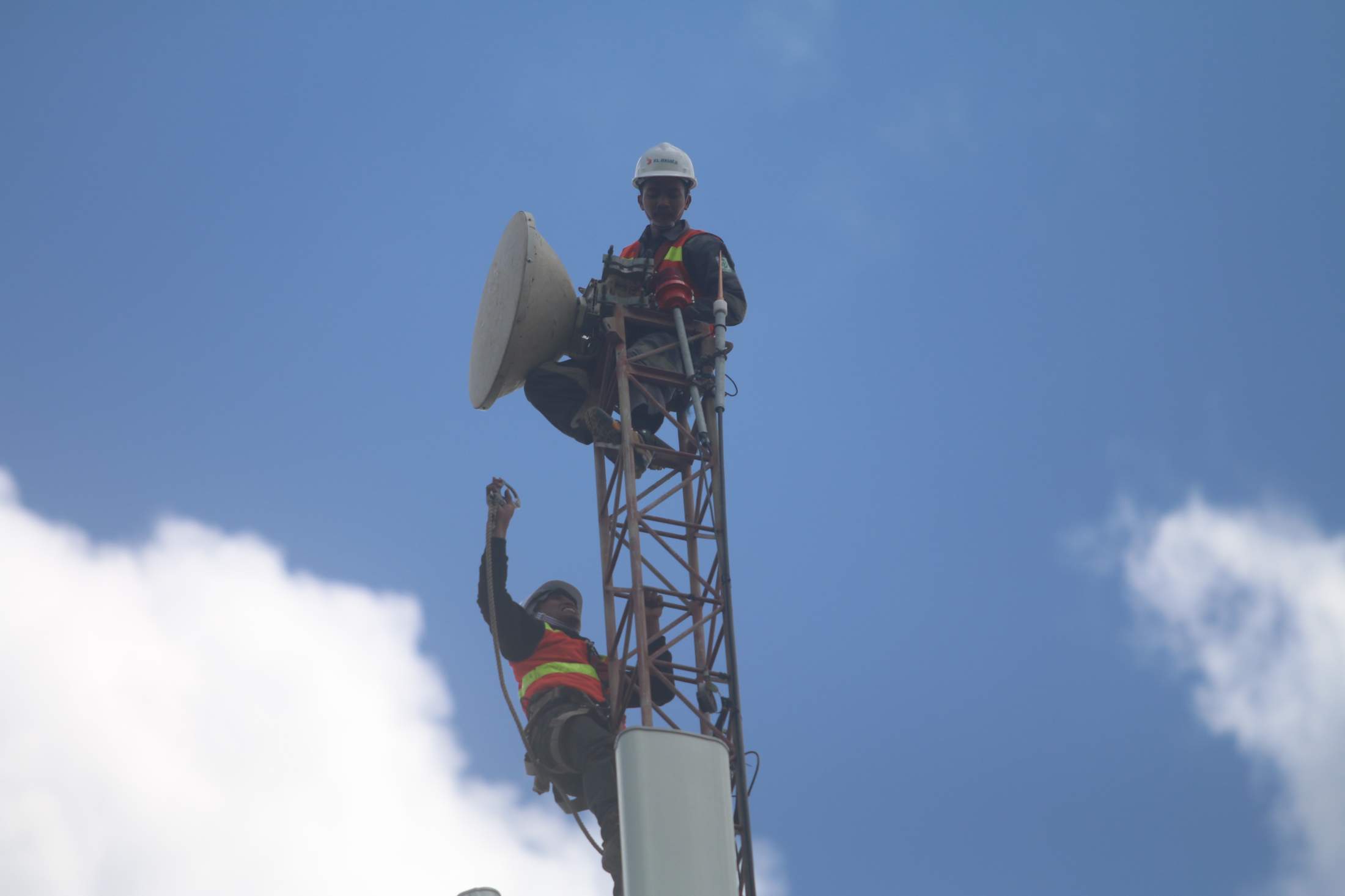 ANTISIPASI: Selama pesta demokrasi diprediksi terjadi peningkatan traffic data sekitar 10 persen dibandingkan kondisi normal hari biasa.