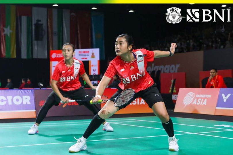 Tim Putri Indonesia saat berlaga.