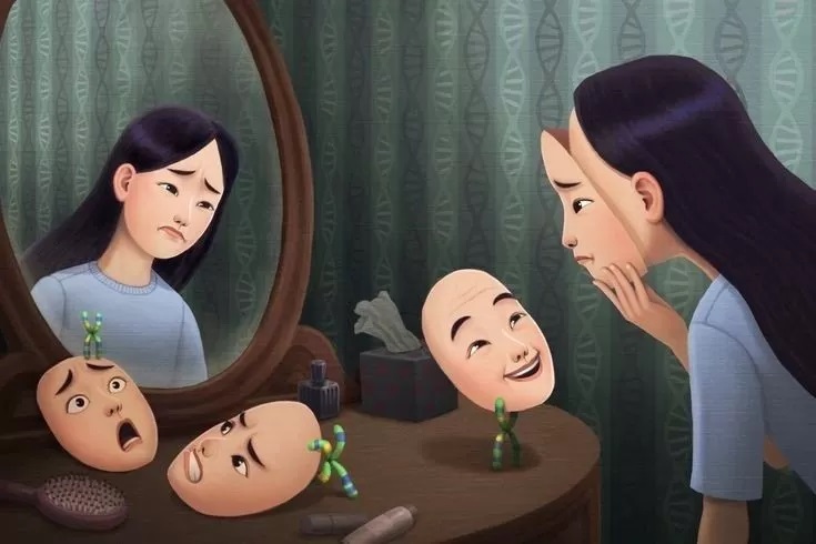 ilustrasi kepribadian ganda