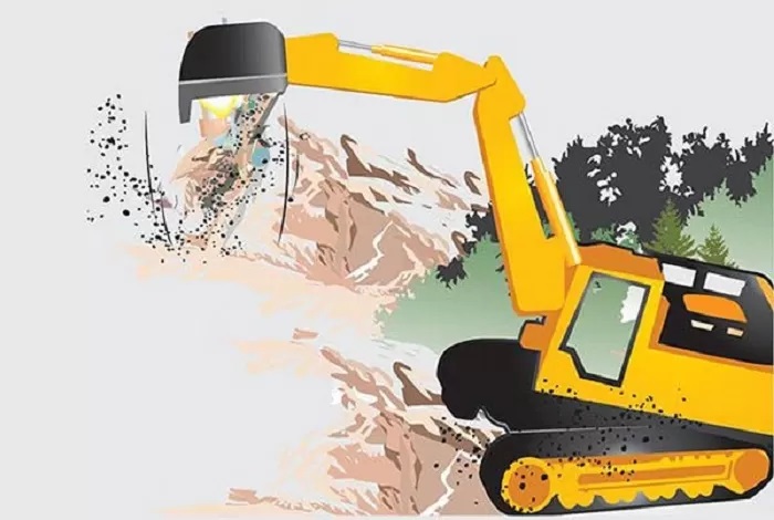 ilustrasi penambangan