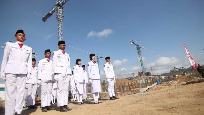 Pelaksanaan Upacara HUT ke-79 RI akan dilaksanakan di IKN Nusantara Sepaku PPU.(FOTO:ISTIMEWA)