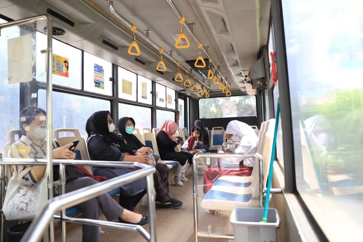 Pejabat pemerintah diwajibkan menggunakan transportasi umum di IKN.(FOTO:ISTIMEWA)