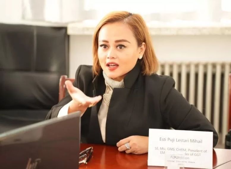 Esti Puji Lestari, chairman United City FC klub sepak bola Filipina. (Istimewa)