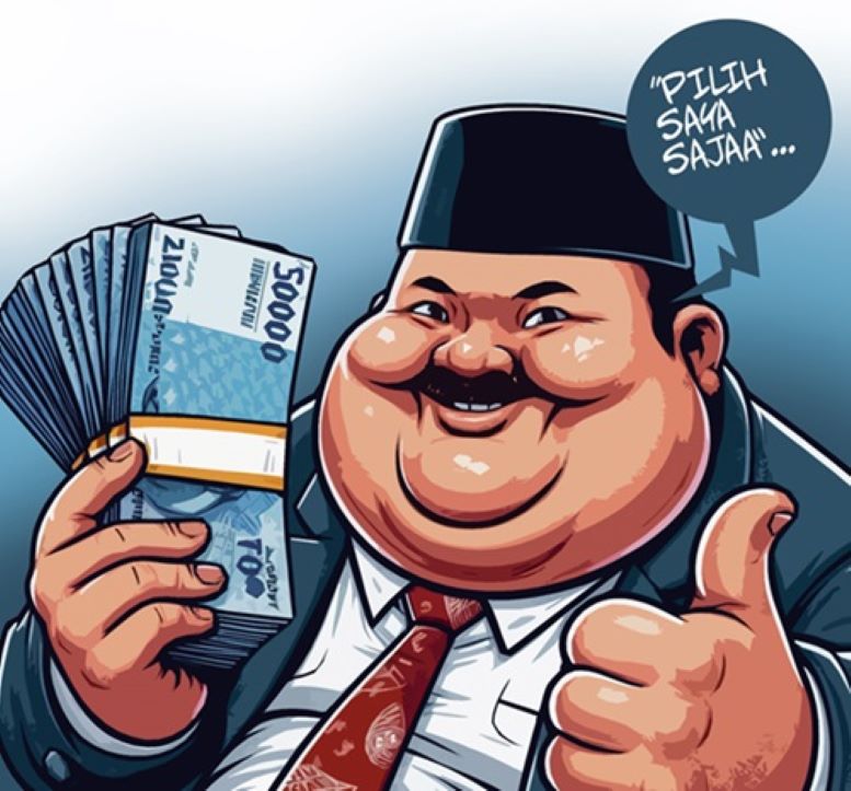 ilustrasi politik uang
