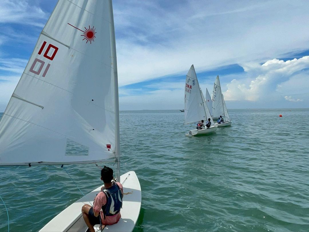 TETAP DI HOME BASE: Tim layar mematangkan teknik dengan melakukan pemusatan latihan di Berau.