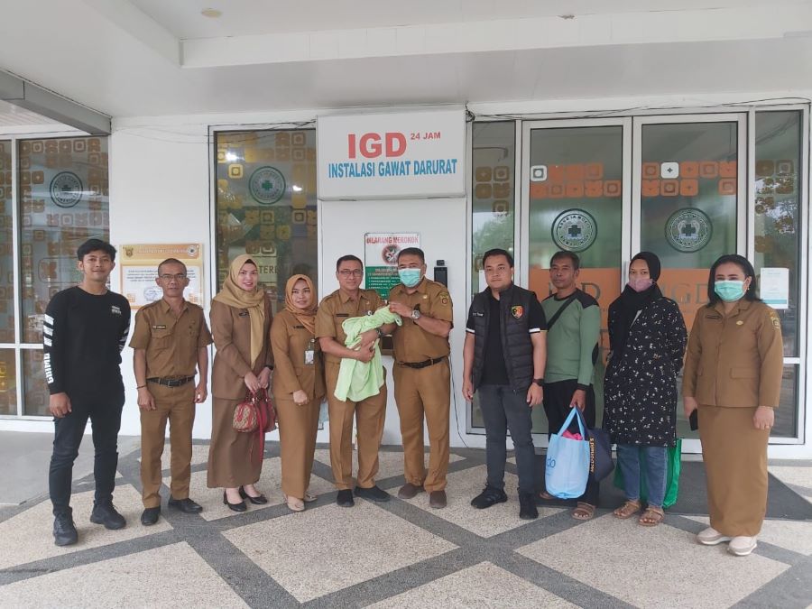 DISERAHKAN: Bayi perempuan yang dilahirkan NR sementara dalam pengawasan negara, berada di UPTD Panti Sosial Perlindungan Anak Dharma.