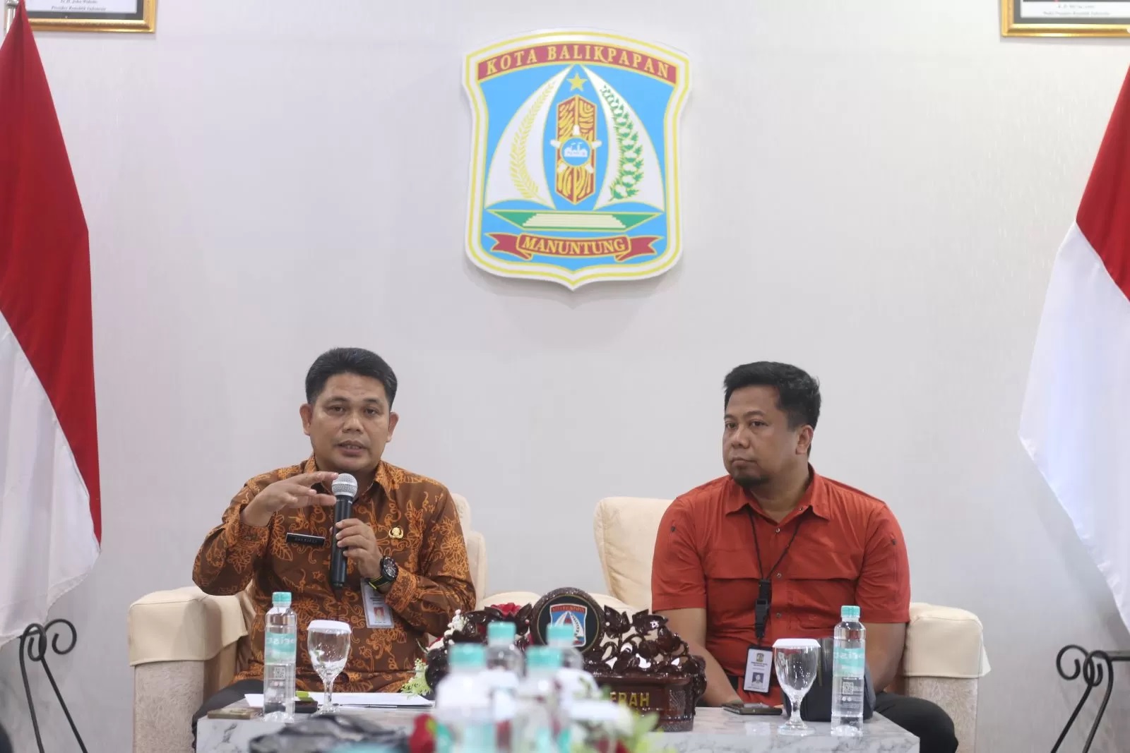 IKUT PERMENDAGRI: Asisten I Tata Pemerintahan Setkot Balikpapan Zulkifli menerangkan rencana penyesuaian masa bakti pengurus RT yang segera diatur dengan perwali.