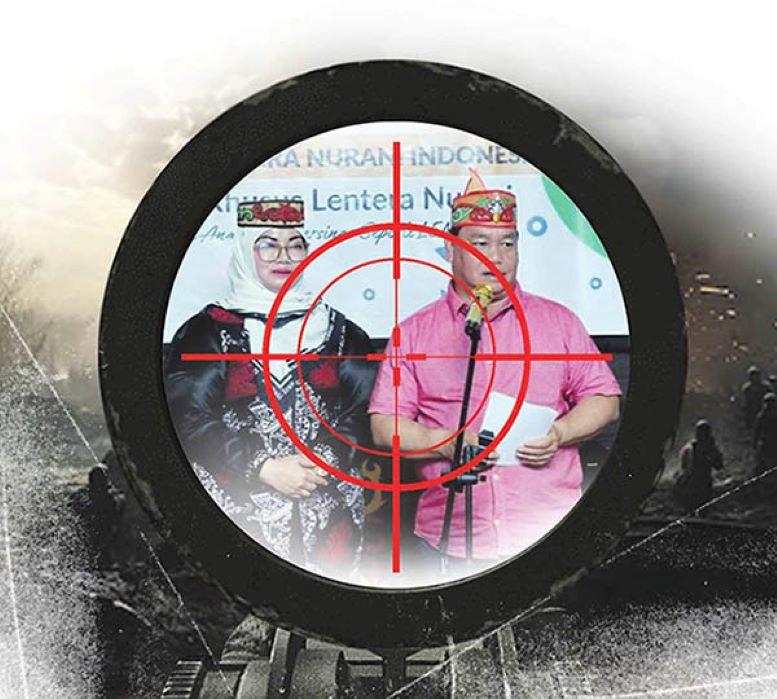 Pasangan petahana Halikinnor dan Irawati.