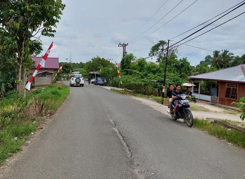 POTENSI LOKAL: Tampak aktivitas warga di Desa Jelarai. Sementara ini, 14 desa dapat pendampingan