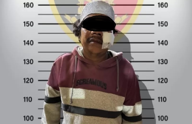 PERKELAHIAN: Alus, salah satu pelaku perkelahian di Jalan Lingkar Utara, Kelurahan Syamsudin Noor, Kecamatan Landasan Ulin, Sabtu (9/3) tadi. (Foto: Polsek Liang Anggang)