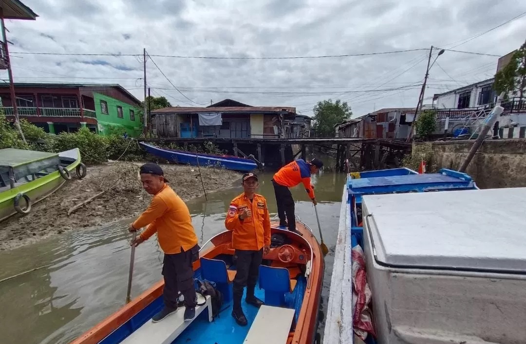 SEMPAT DICARI: Tiga pemancing yang sebelumnya disebutkan hilang di perairan Sebatik, sempat dicari BPBD Nunukan. FOTO: DOK BPBD NUNUKAN